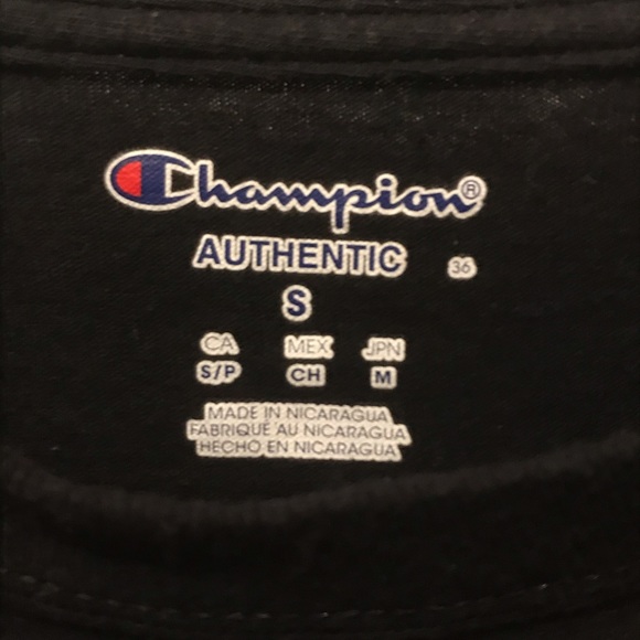 NWOT Champion Black Long Sleeve - Picture 5 of 5